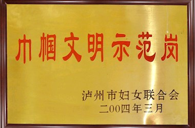 泸州市妇女联合会巾帼文明示范岗